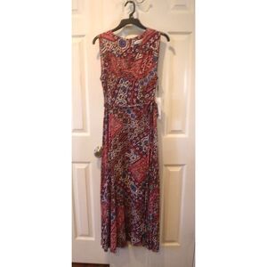 Calvin Klein Women's Maxi Dress Patchwork Size 10 NWT